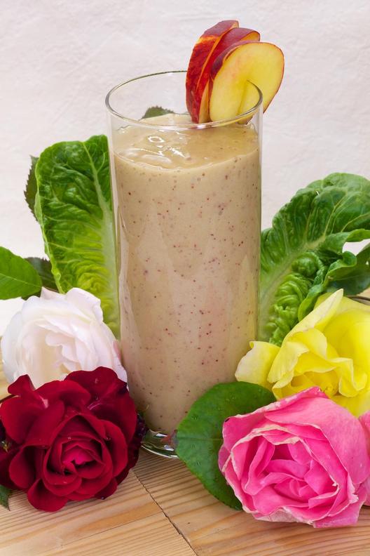 Peach banana smoothie