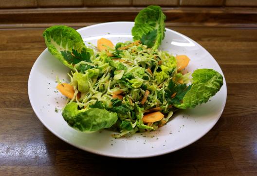 Cabbage - carrot - pineapple - salad