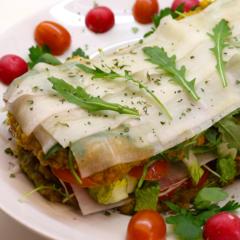Mango - arugula - "Lasagna" Mango - arugula - "Lasagna"