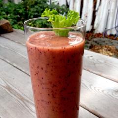 Plum banana smoothie Plum banana smoothie