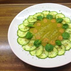 Mango - carrot - parsley - soup