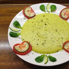 Pineapple - cucumber - date - soup