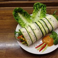 Orange - fig - broccoli - rolls